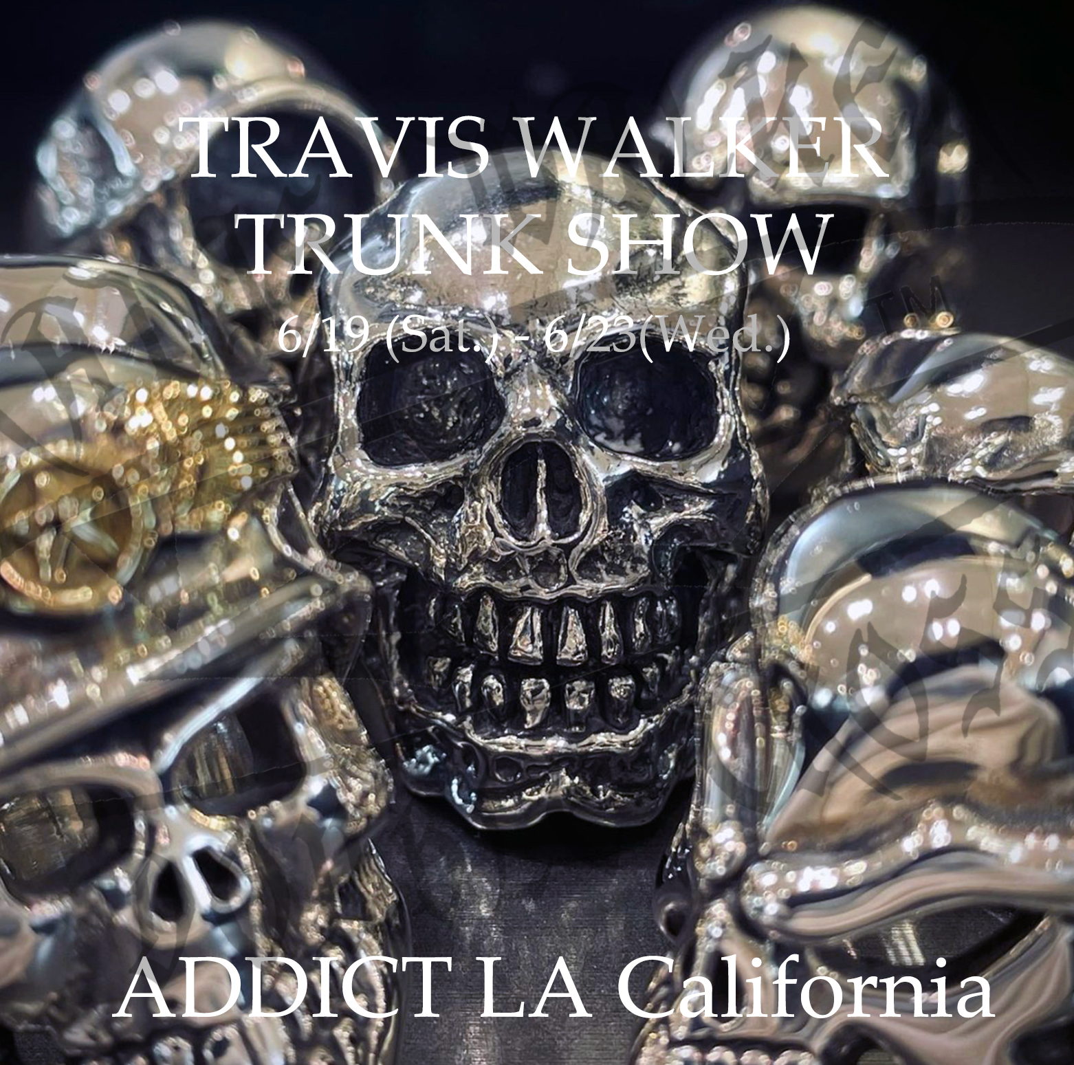 TRAVIS WALKER TRUNK SHOW at ADDICT LA California